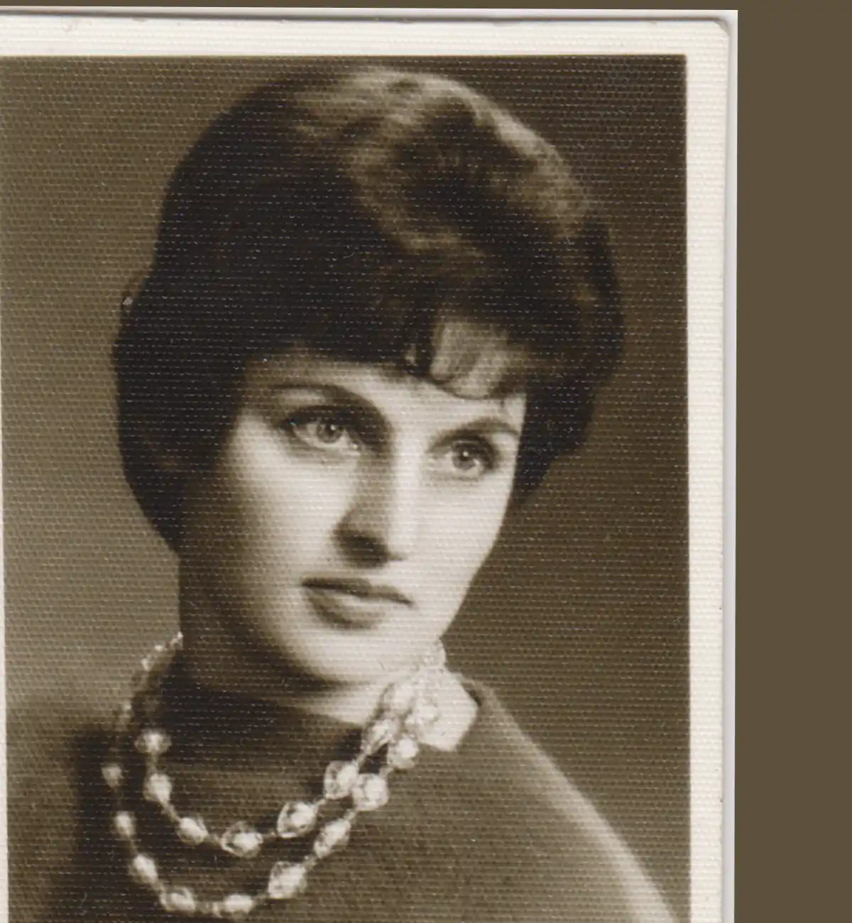 Portret kobiecy — przed opracowaniem